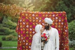 Outdoor Indian Canadian Sikh Wedding by Gurusurya Photography