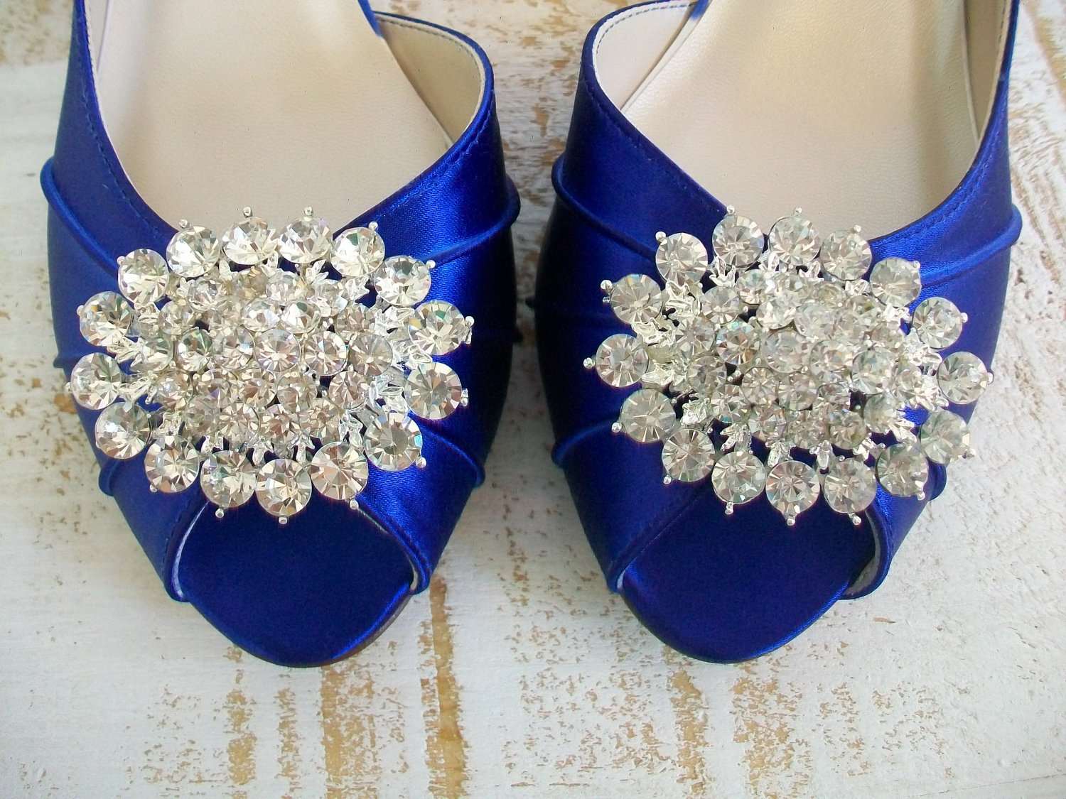 blue bridal shoes