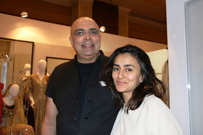 Designer Tarun Tahiliani with Designer Misha Lakhani at Day 3 of Vogue Wedding Show 2016 at Taj Palace, New Delhi