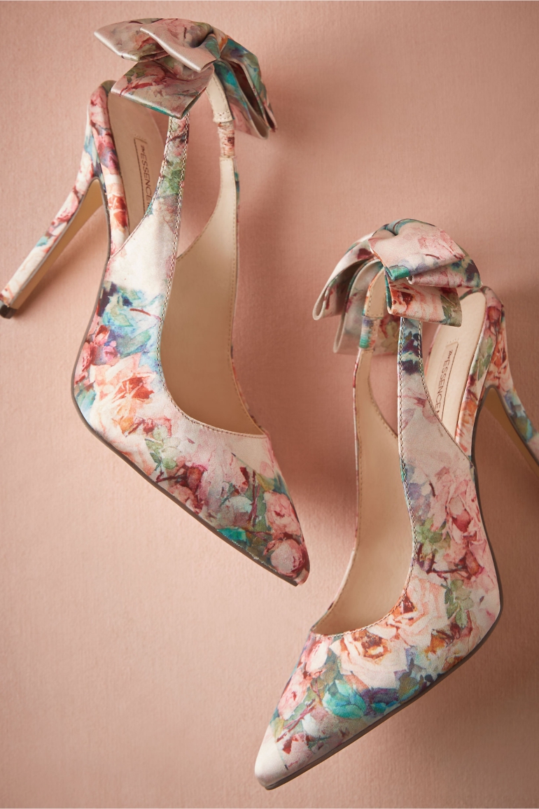 Floral shoes