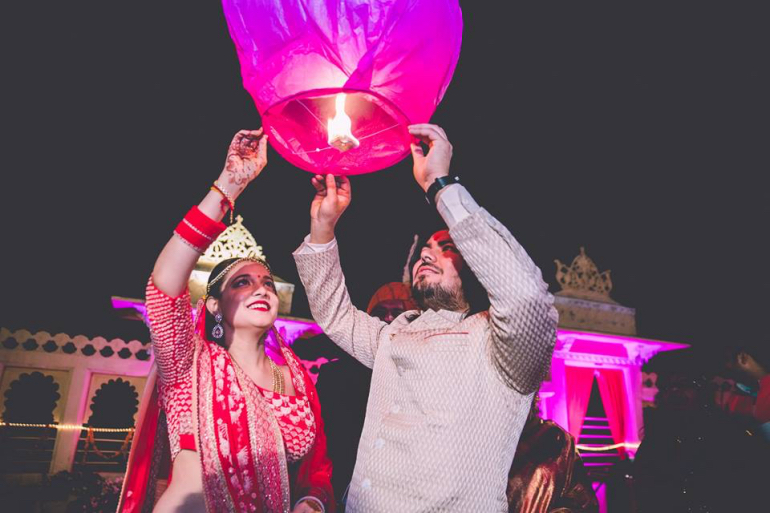 flying a lantern - mahima bhatia