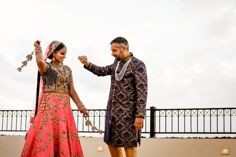 indian wedding pose