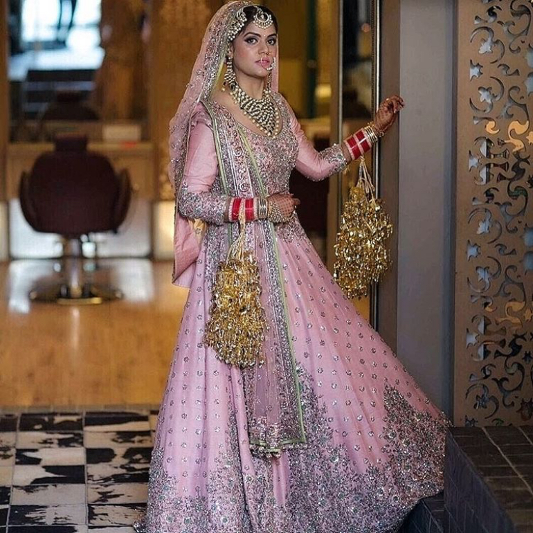 pink lehenga