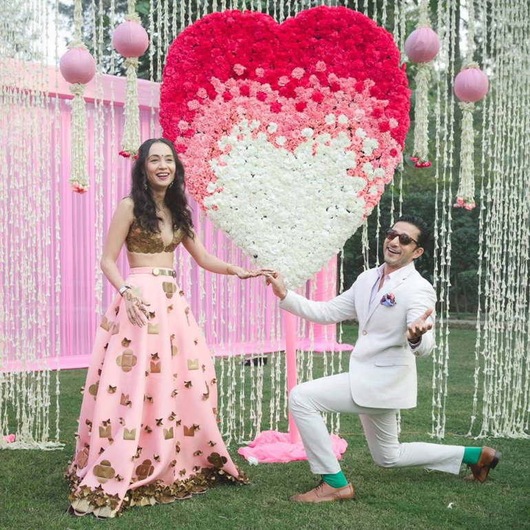 pink lehenga