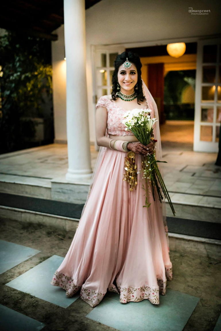 pink lehenga