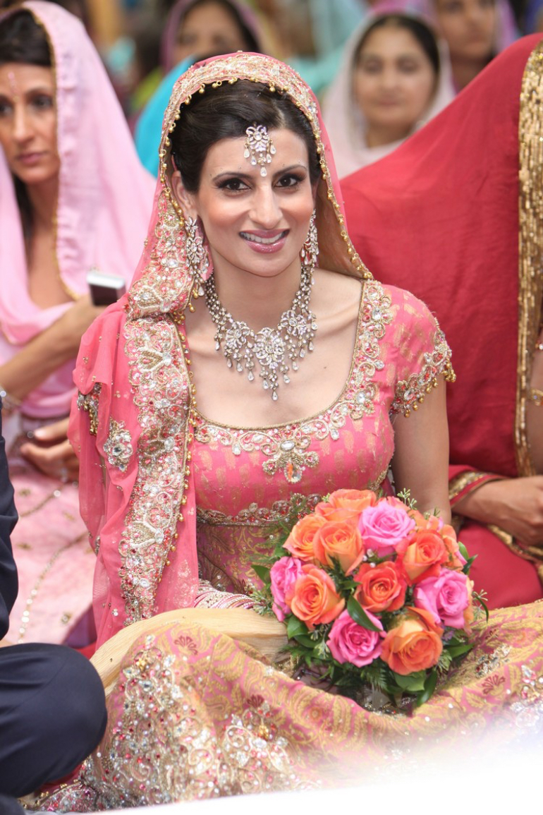 pink lehenga