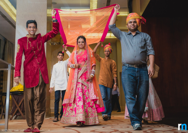 pink lehenga