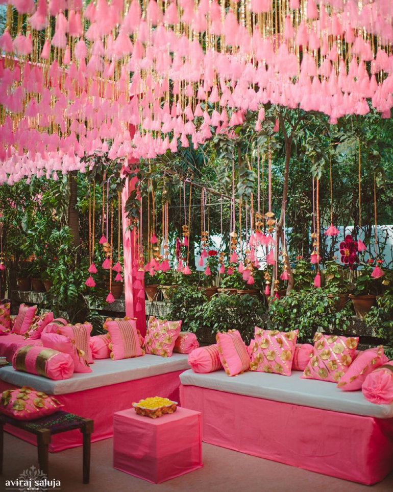 Rani Pink Love- Gota decor