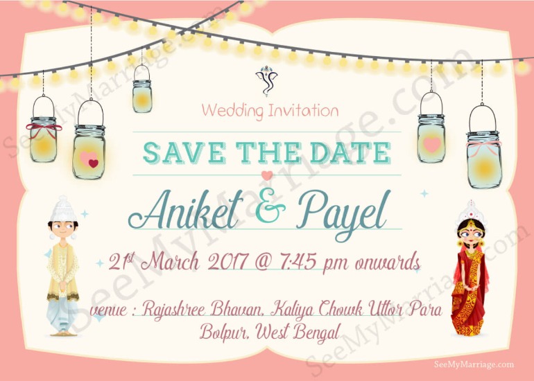 WhatsApp Wedding Invitations are a great way to save budget while getting personalised themes and designs.