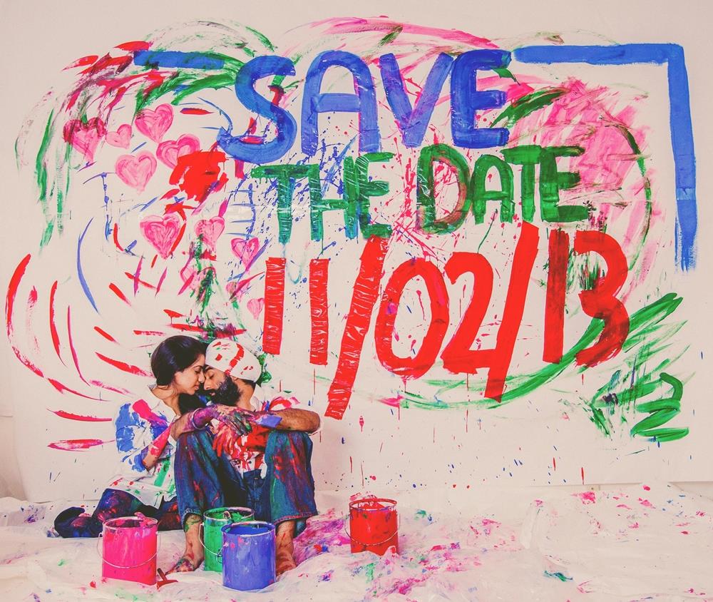 Paint War Themed Engagement Session by A.S. Nagpal Photography