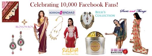 10,000 IndianWeddingSite.com Facebook Fans Giveaway!