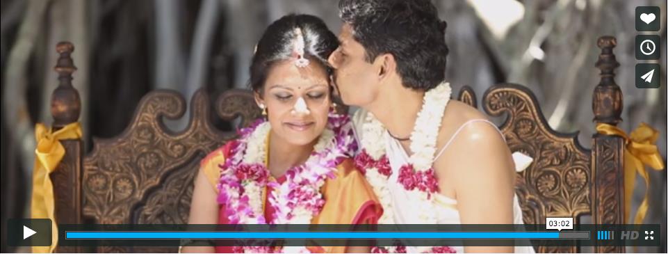 Hawaii South Indian Wedding Video by Bright Sky Wedding Designs