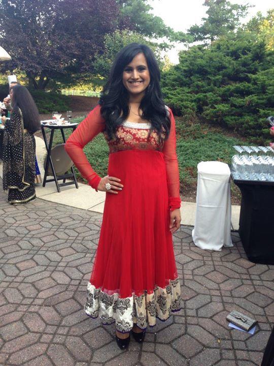 red anarkali borrow it bindaas