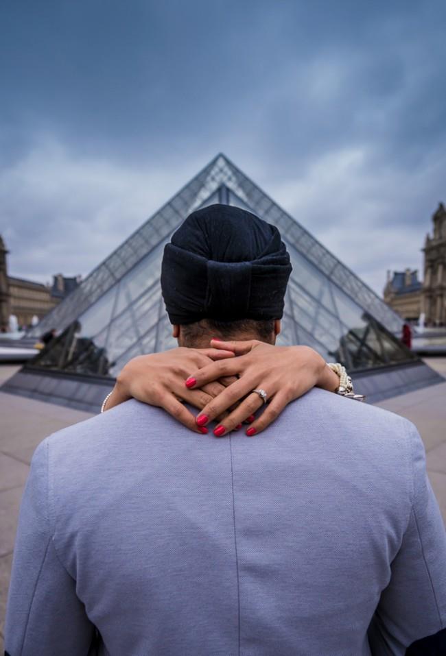 1 Indian engagement session louvre