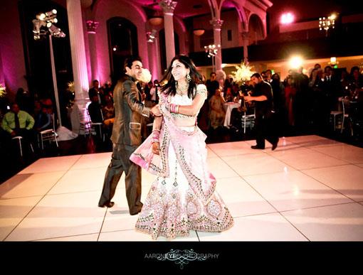 Gorgeous California Indian Wedding Reception at Vibiana