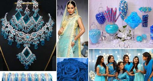 Inspiration Board: Blue and Crystal Winter Wedding