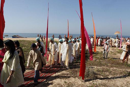 Outdoor Sikh Wedding on Goa Beach