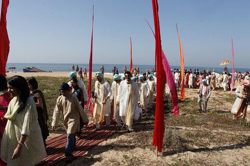 Outdoor Sikh Wedding On Goa Beach