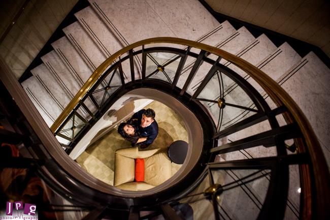 5 indian esession staircase round shot portrait