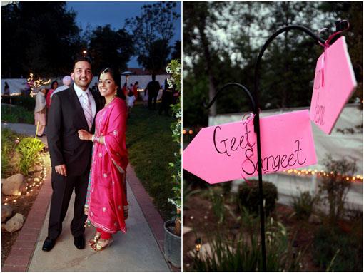 pretty-in-pink-indian-sangeet-in-california Pretty in Pink Indian Sangeet in California
