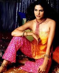 Shehnaai Couture pink orange suit