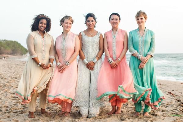 34a indian wedding bridesmaid portrait