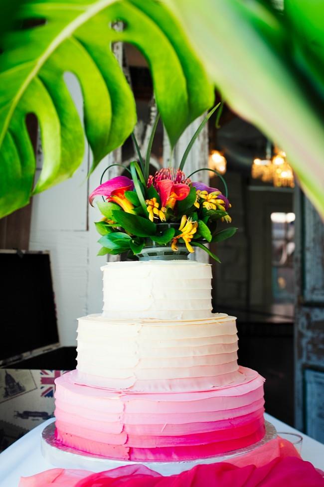 19a indian wedding ombre cake