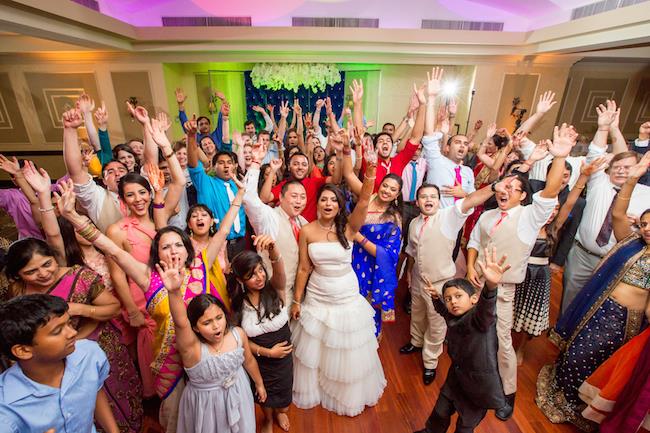 87a indian wedding reception dancing