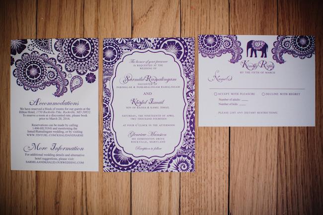 1a Indian wedding invitations
