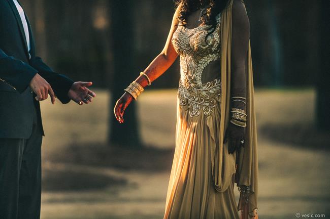 38a indian wedding bridal reception gown