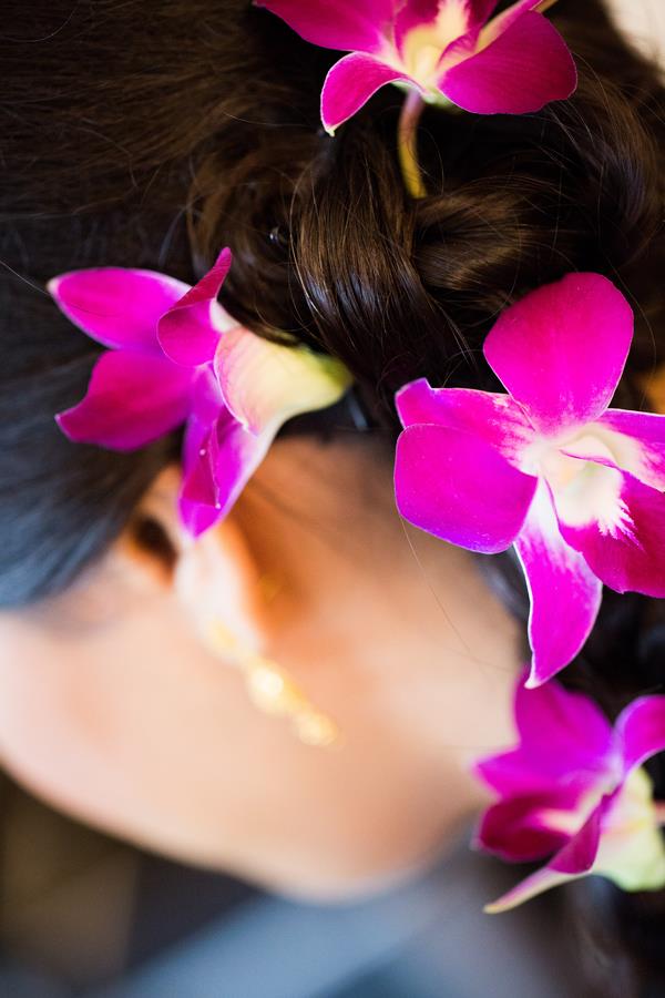 5a indian wedding hair flowers