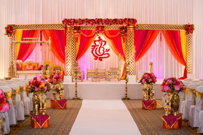 7a Indian wedding mandap