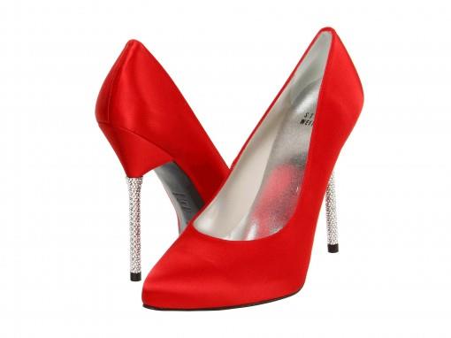 Stuart Weitzman Red heels crystal