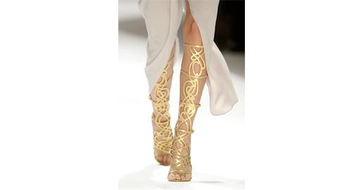 Tuesday Shoesday - Gold Indian Wedding Shoes