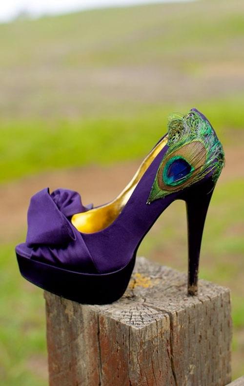 Tuesday Shoesday - Indian Wedding Peacock Shoes