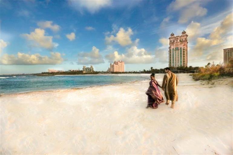 Pyaar Atlantis Indian Destination Wedding Bahamas Photoshoot