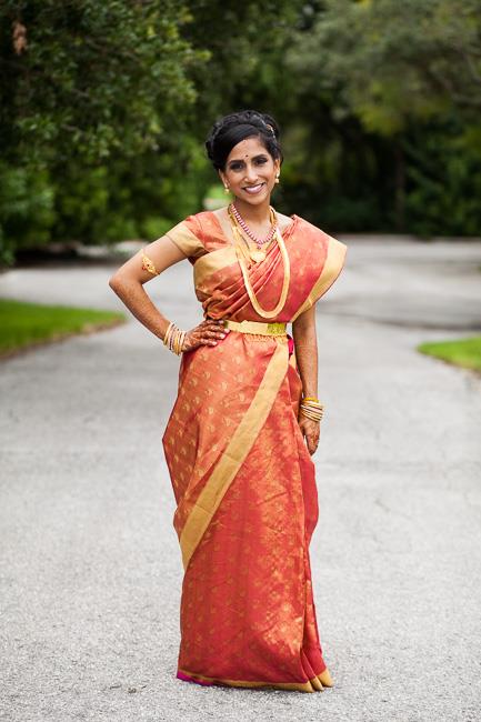 32a indian wedding orange sari