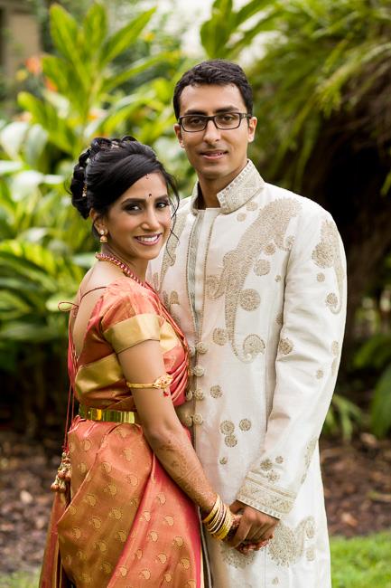 4a indian wedding couple portrait