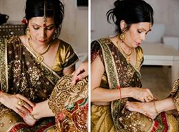 Big Fat Greek Indian Wedding in Santorini Greece