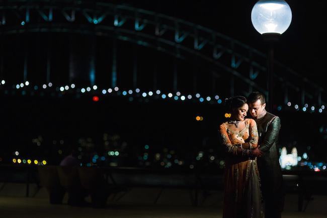 36a indian wedding outdoor portrait