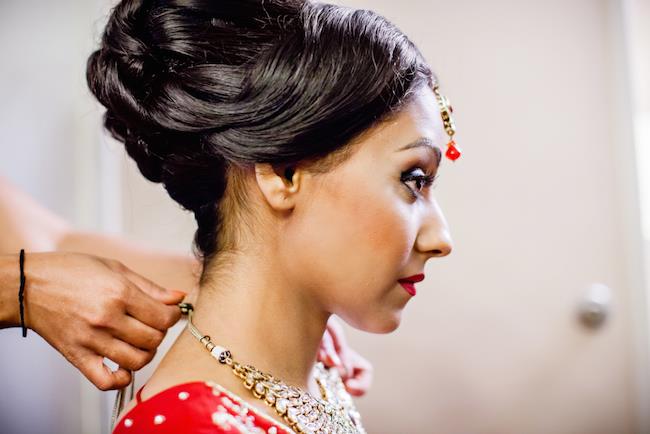 8a indian wedding bridal jewelry and makeup