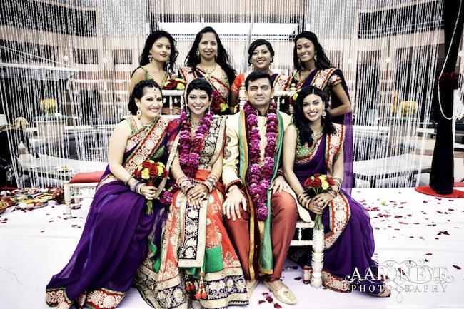 21a Indian Wedding Bridal Party