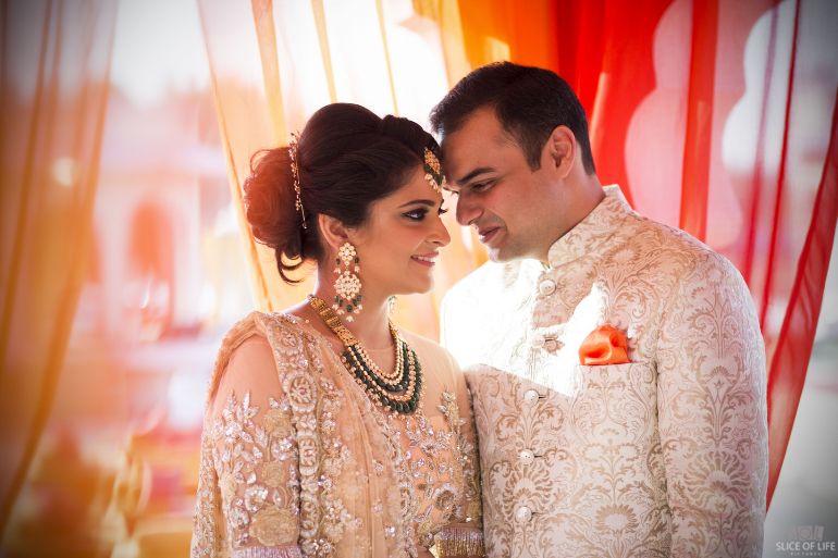 indian bride and groom