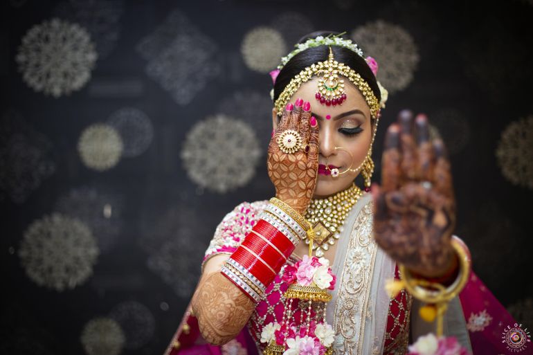 Yellow Recycled Indian Saree Dog Bow Tie Pet Wedding Haldi Ceremony Wear
