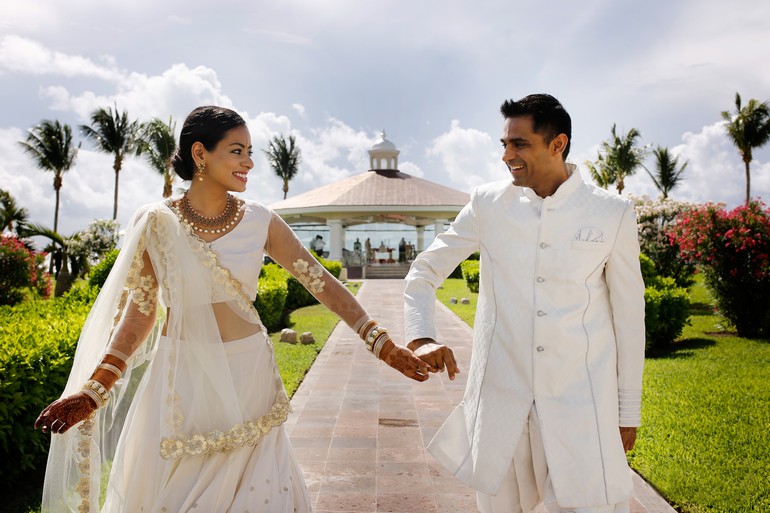 Indian Destination Wedding Couple