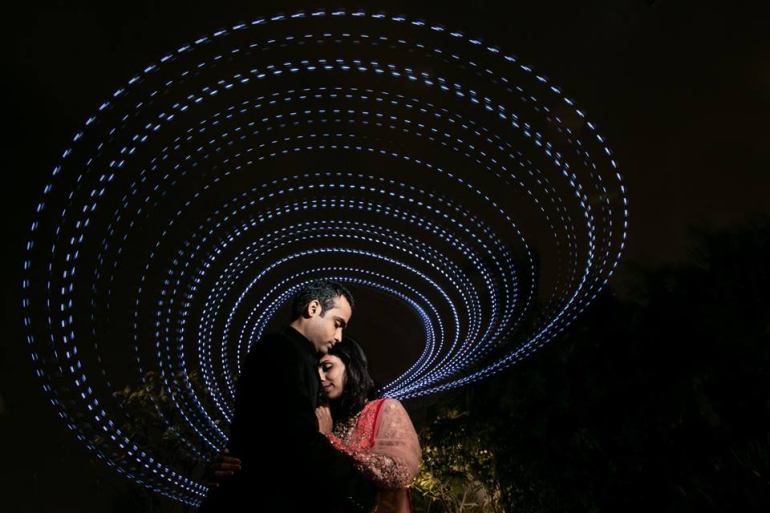 led light stick to make galaxy - weddings by ankit