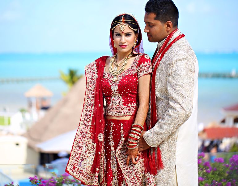 Chic Cancun Indian Hindu Wedding By Jonathan Cossu Photography Nikita Shashi 4114