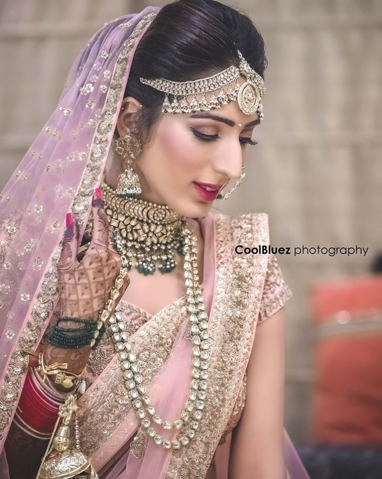 Beautiful Bride with Traditional Indian Jewellery - Witty Vows