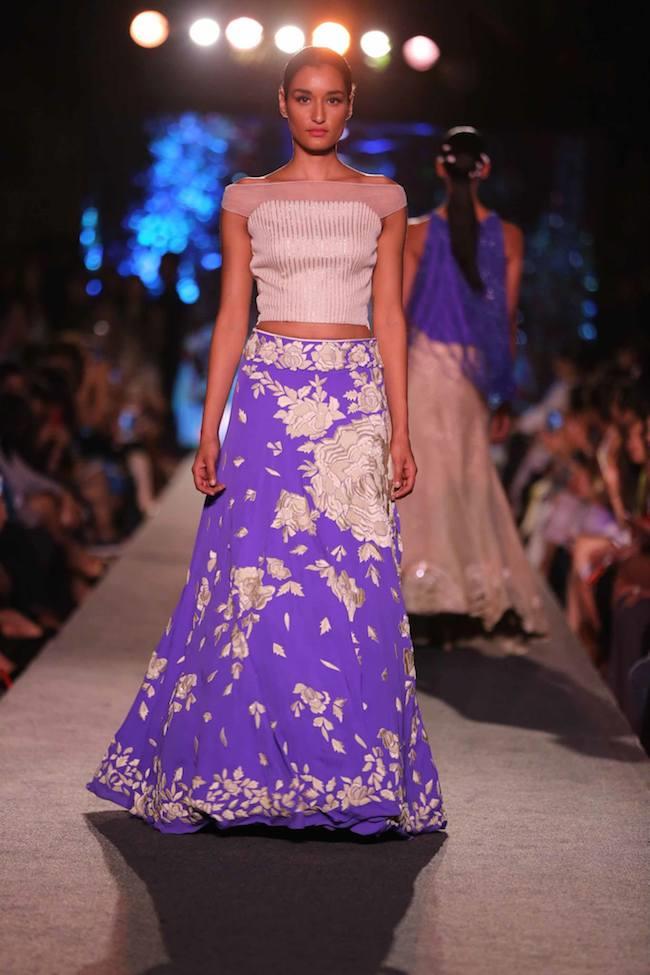 Blue Runway by Manish Malhotra Debuts at Lakme Fashion Week