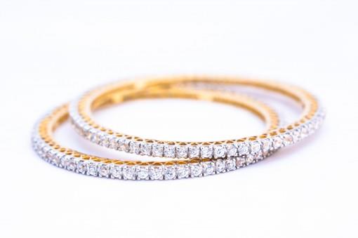 Timeless Solitaire Bangles
